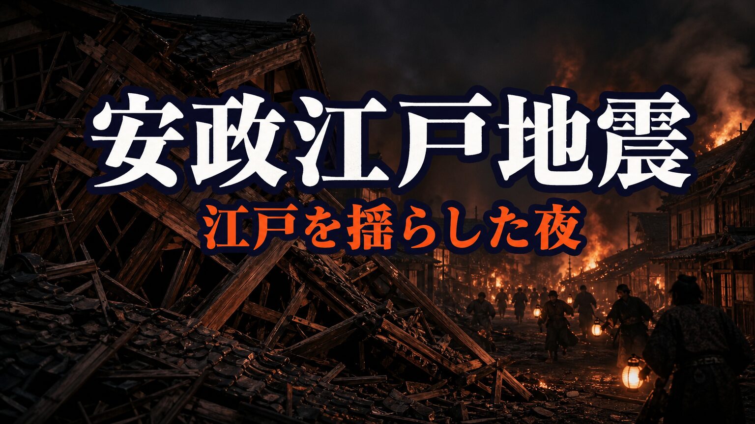 安政江戸地震とは｜死者1万人・江戸を襲った直下型地震と鯰絵の真実