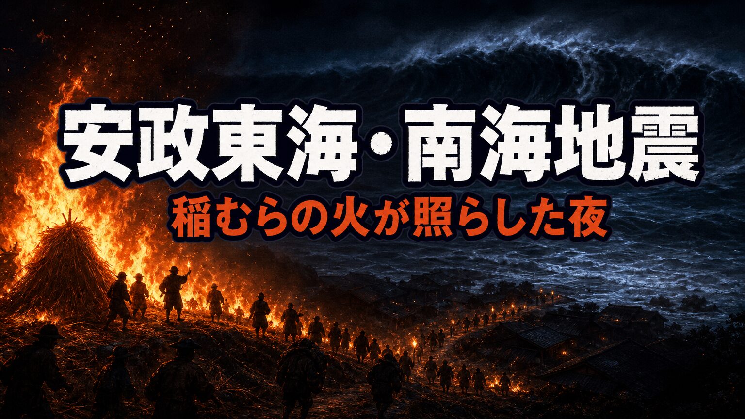 安政東海・南海地震とは｜32時間で連動したM8.4と稲むらの火の真実