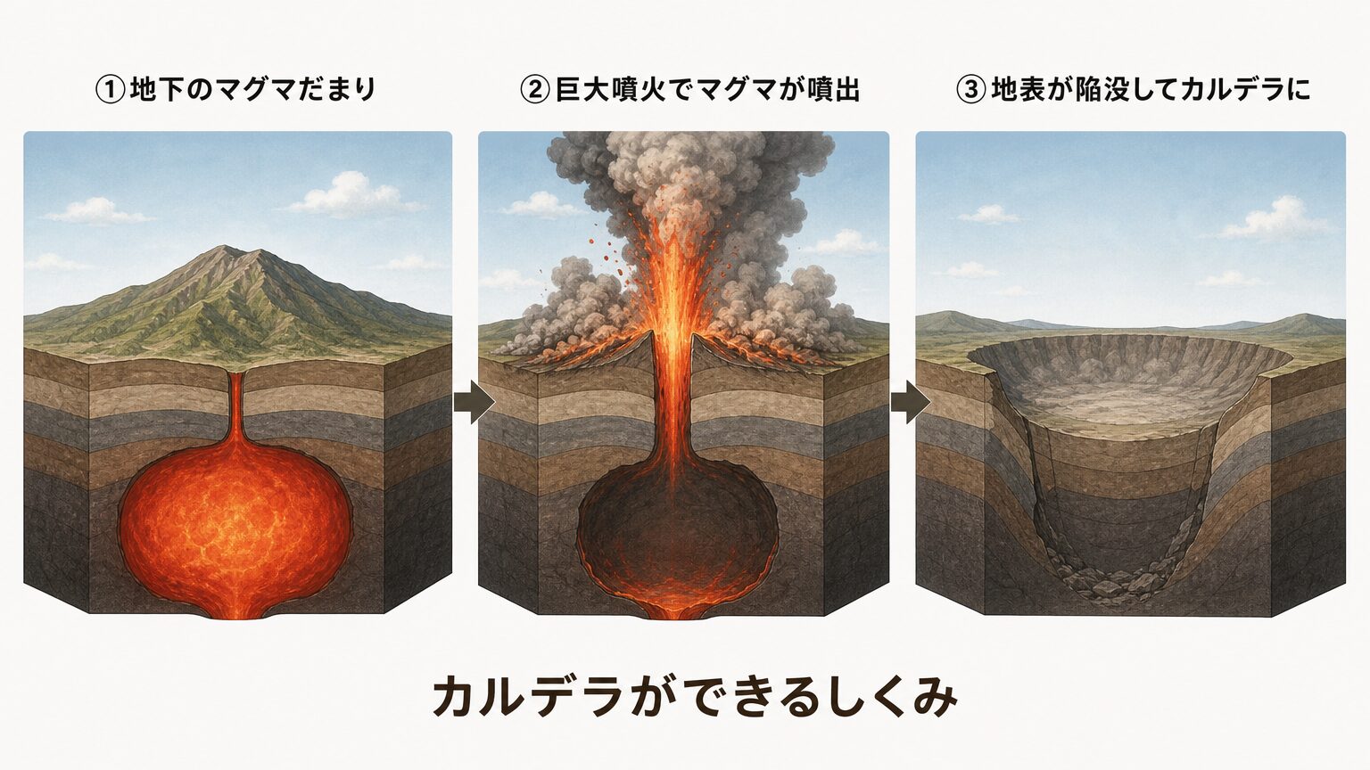 阿蘇カルデラの正体|約9万年前の超巨大噴火
