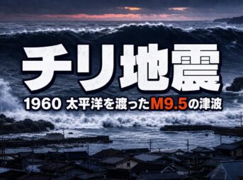 チリ地震（1960）とは｜M9.5・地球の裏側から日本を襲った津波の真実