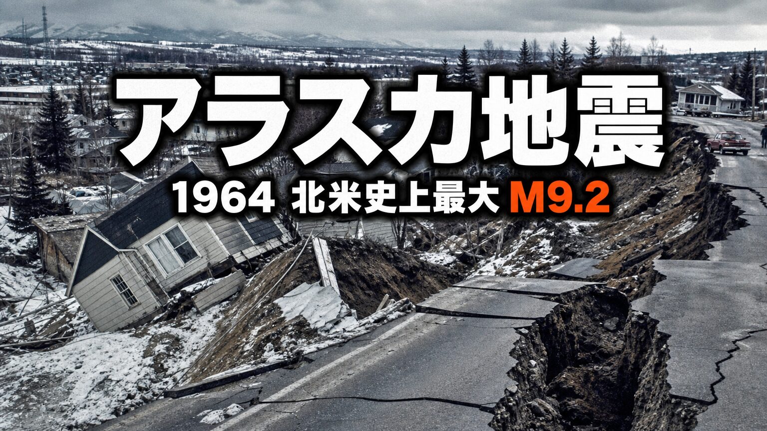 アラスカ地震（1964）とは｜北米史上最大M9.2・大地が液体になった日