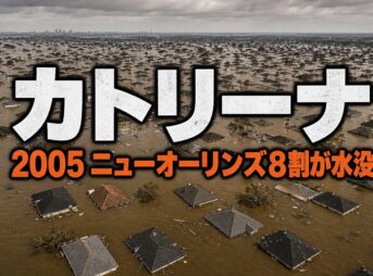 ハリケーン・カトリーナとは｜堤防決壊でニューオーリンズ8割が水没した米最悪の災害