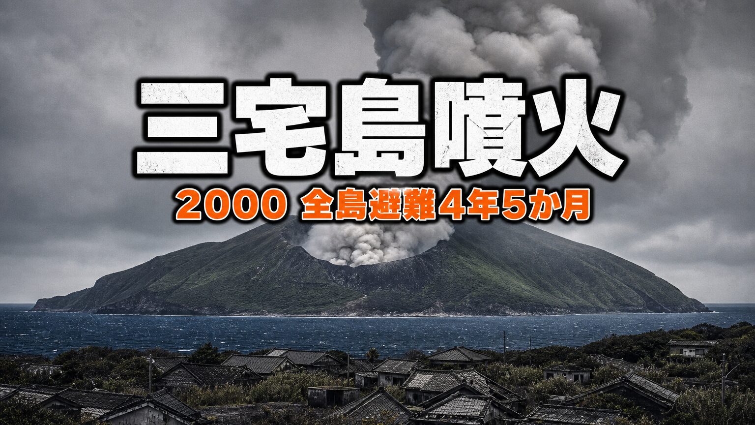 三宅島噴火（2000年）とは｜全島避難4年5か月・火山ガスが奪った島の日常