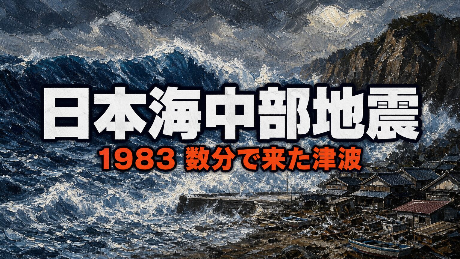 日本海中部地震とは｜「日本海に津波は来ない」を覆した104人の悲劇