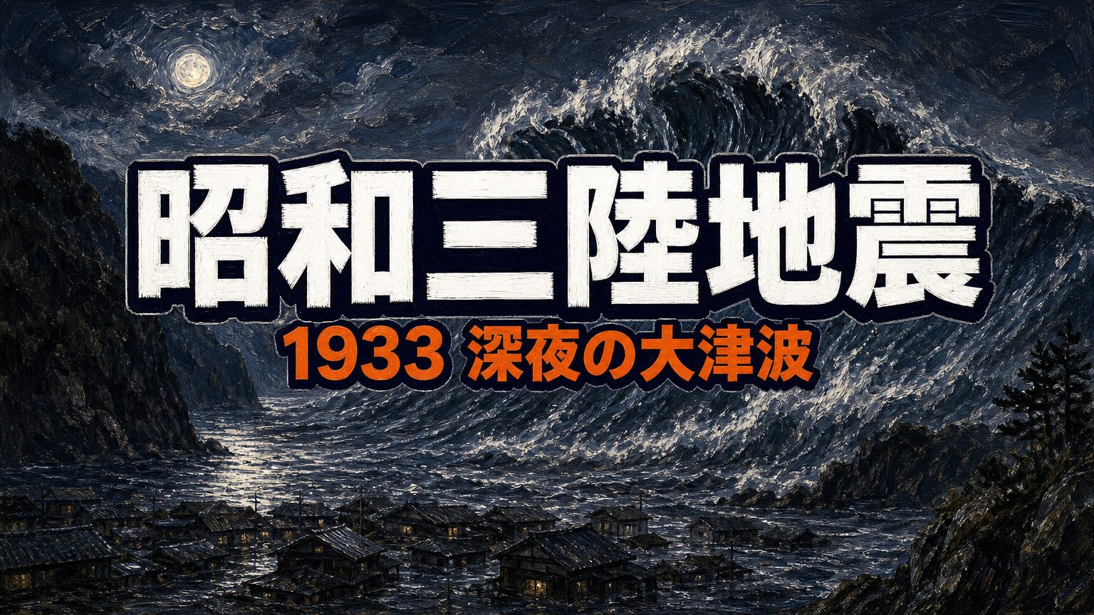 昭和三陸地震とは｜深夜の三陸を襲った大津波と田老の悲劇