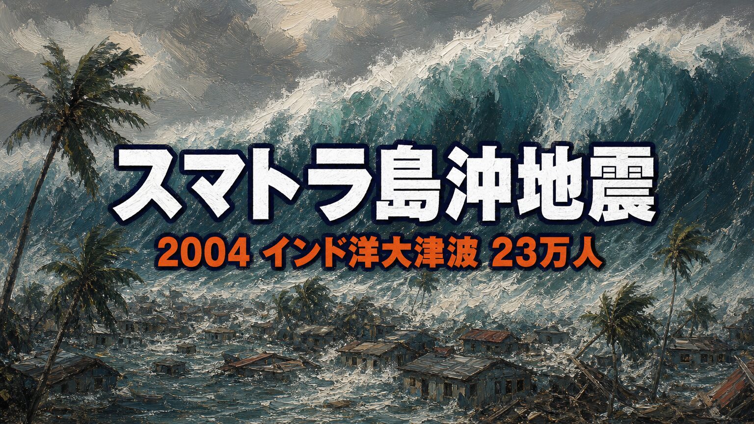 スマトラ島沖地震とは｜23万人を奪ったインド洋大津波と東日本大震災の先例