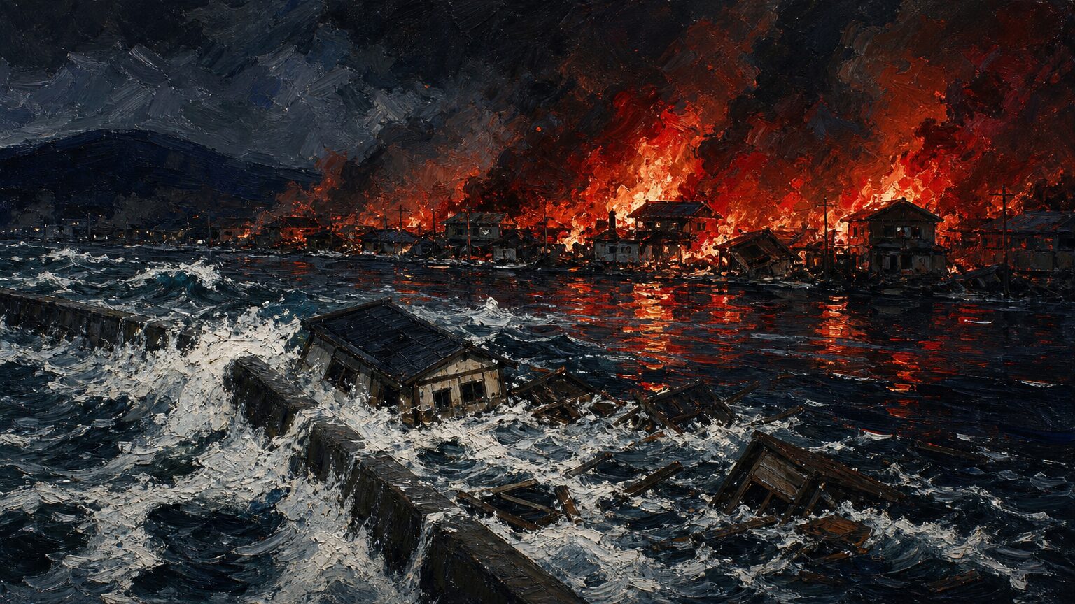 青苗地区を襲った津波と火災|二重の惨禍