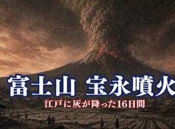 富士山宝永噴火とは｜江戸に灰が降った16日間と「最後の噴火」の真実
