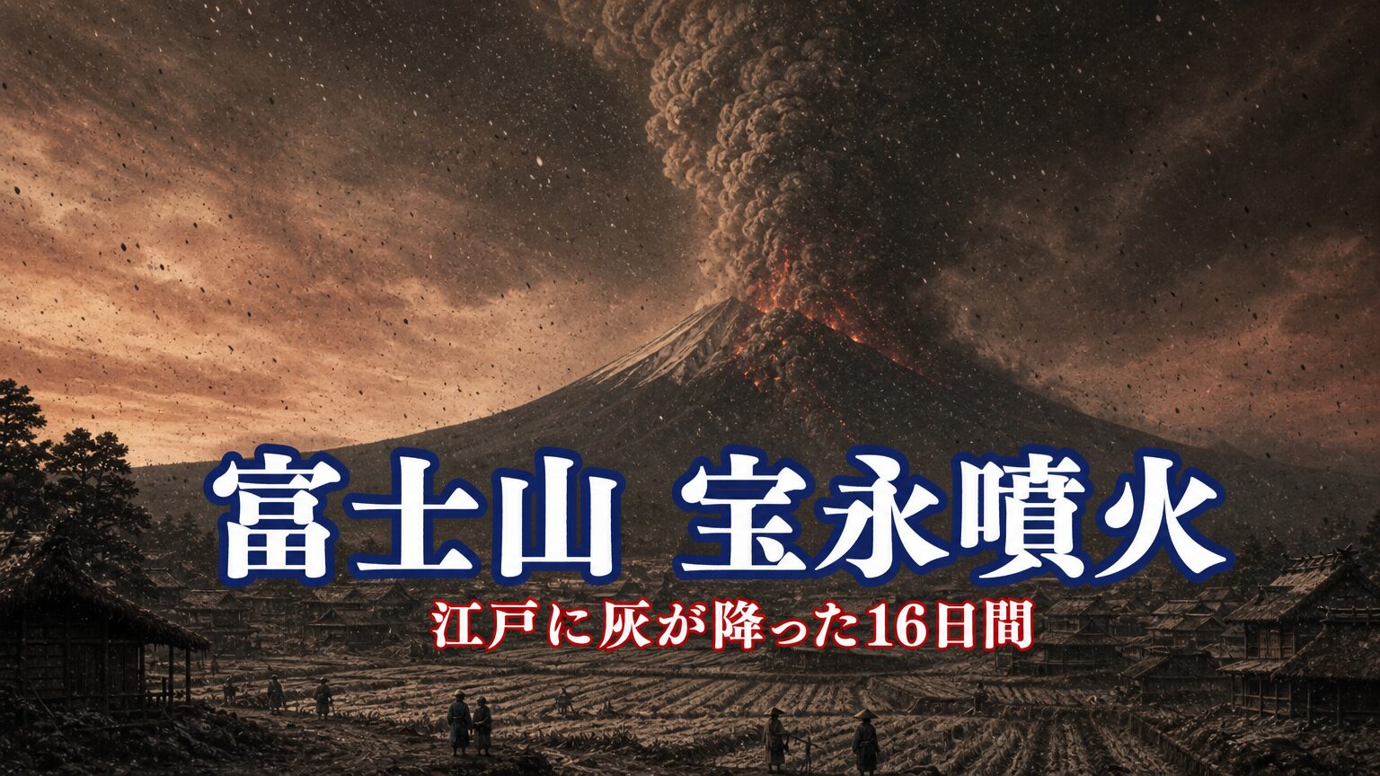 富士山宝永噴火とは｜江戸に灰が降った16日間と「最後の噴火」の真実