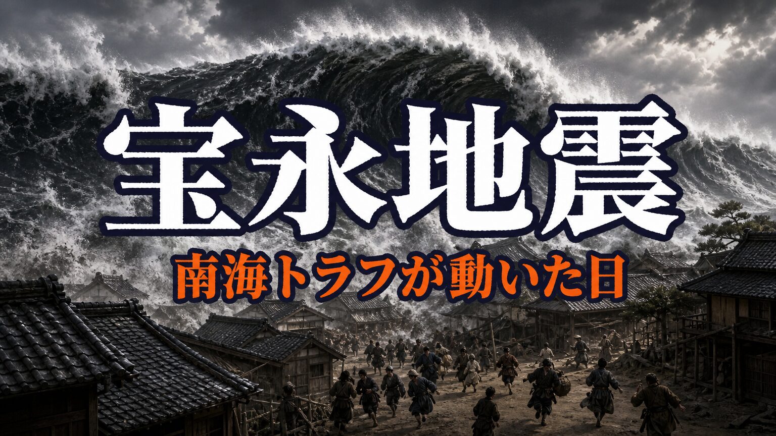 宝永地震とは｜南海トラフ最大級・死者2万人と富士山噴火を呼んだM8.6