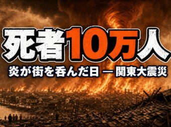 関東大震災の被害とは？死者10万人を奪った火災旋風の真実