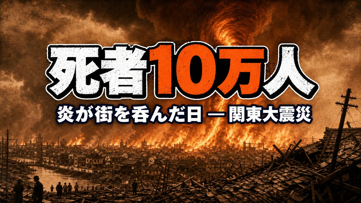 関東大震災の被害とは？死者10万人を奪った火災旋風の真実