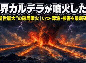 鬼界カルデラが噴火したらどうなる？被害・津波・いつ起きるかを最新研究で
