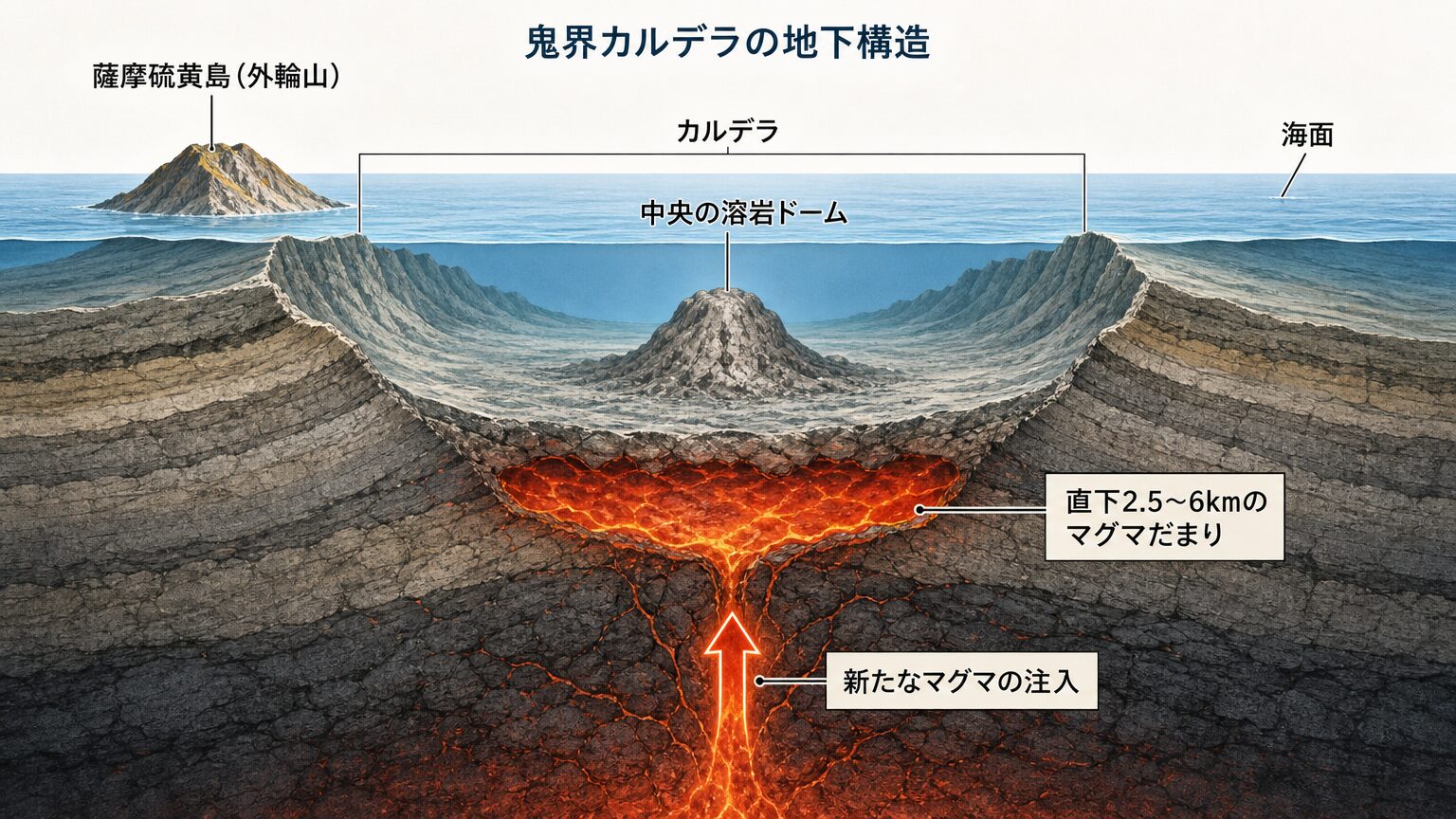 鬼界カルデラ噴火の可能性はどれくらいあるのか
