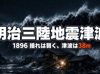 明治三陸地震津波とは｜揺れは弱いのに死者2万2千人を奪った津波の真実