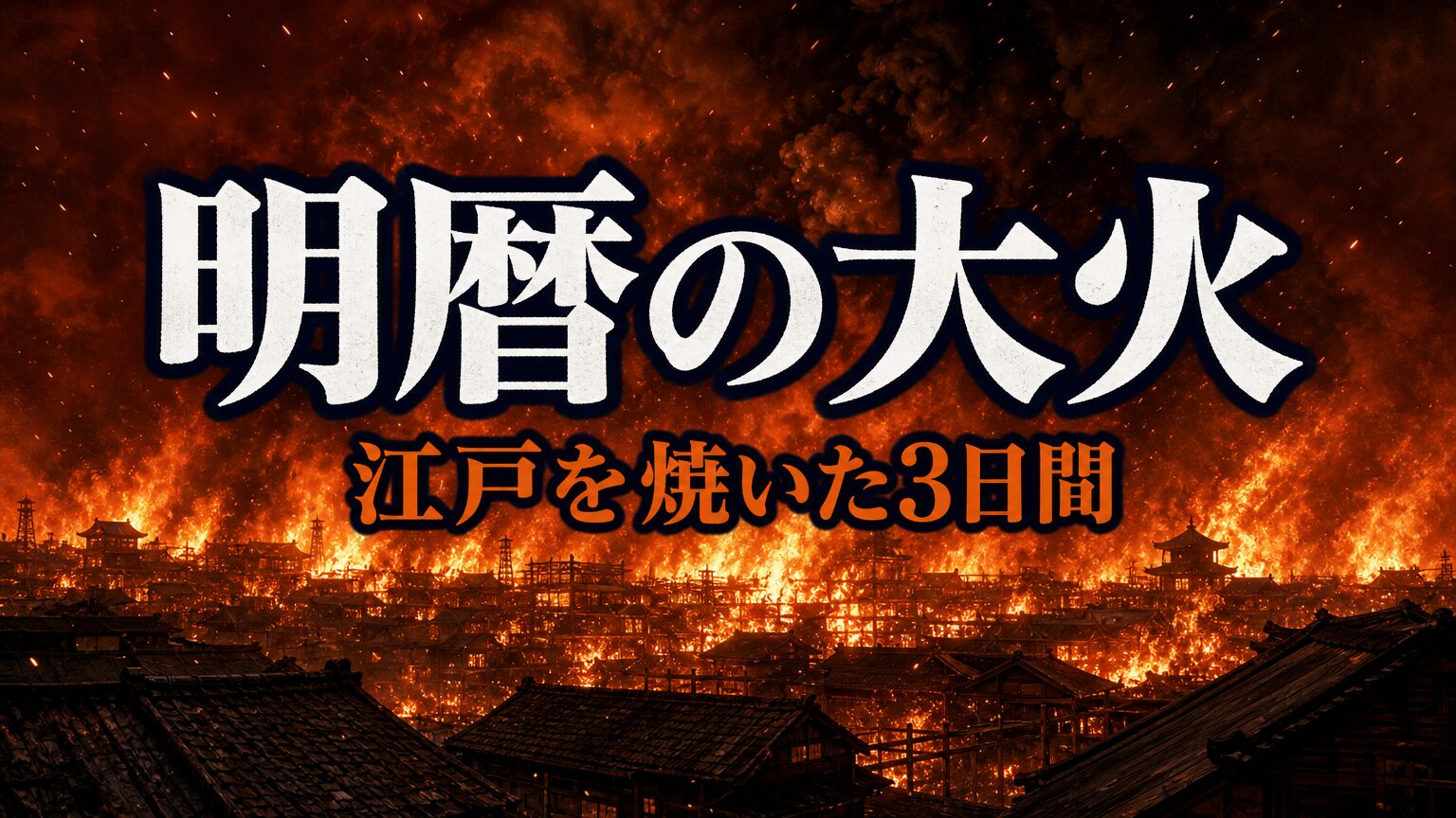 明暦の大火の死者数は最大10万人？江戸を焼き尽くした「振袖火事」の真実