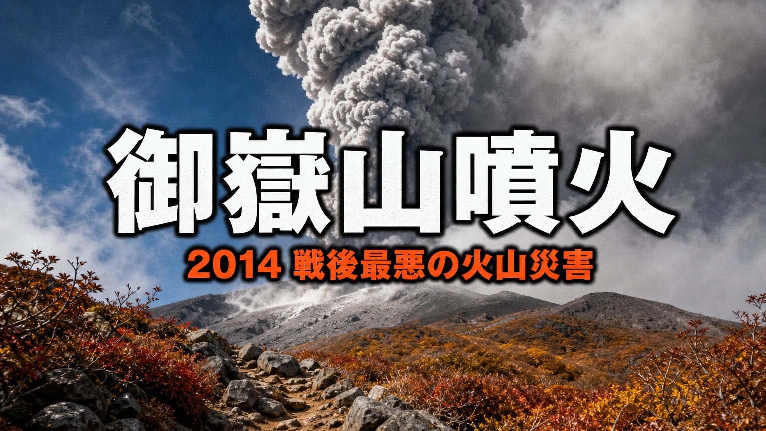御嶽山噴火（2014）とは｜戦後最悪の火山災害・死者58人と水蒸気噴火の真実