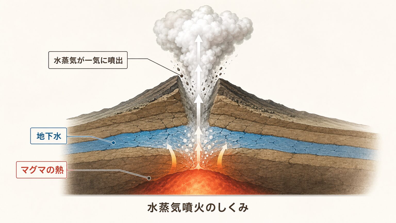 水蒸気噴火とは|なぜ予知できなかったのか