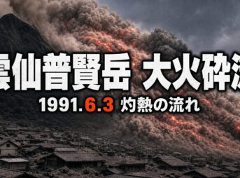 雲仙普賢岳大火砕流とは｜死者行方不明43人を奪った6.3の真実