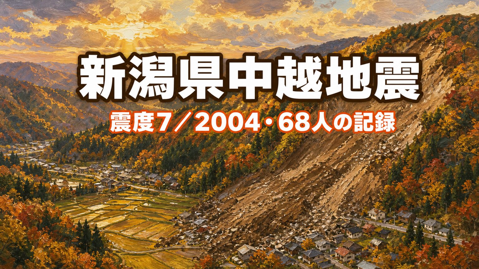 新潟県中越地震とは？震度7・死者68人と92時間の奇跡をわかりやすく解説