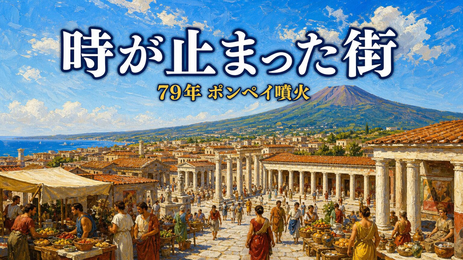 ポンペイ噴火とは｜逃げ延びた人・石膏像の真実・2000年前の最期の記録