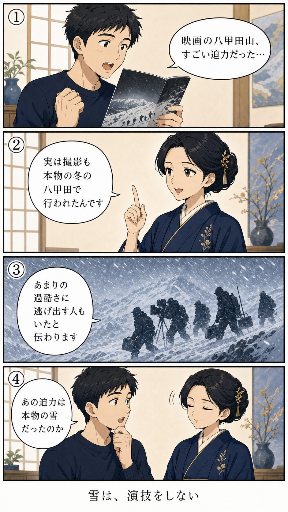 八甲田山の映画と史実|「天は我々を見放した」は本当か