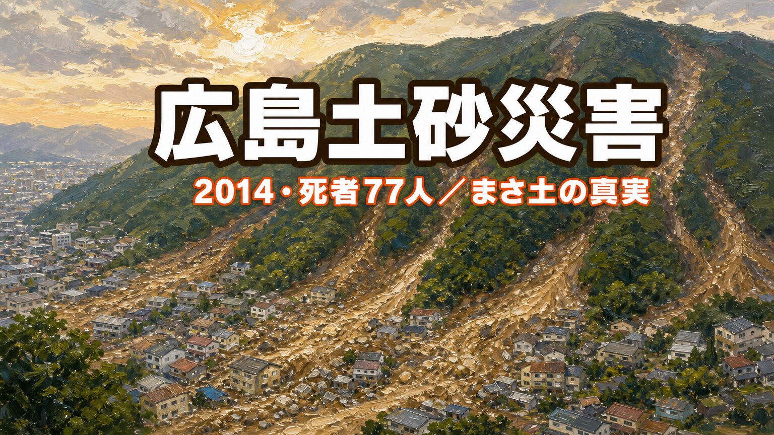 広島土砂災害（2014）とは？死者77人と「まさ土」の真実をわかりやすく解説
