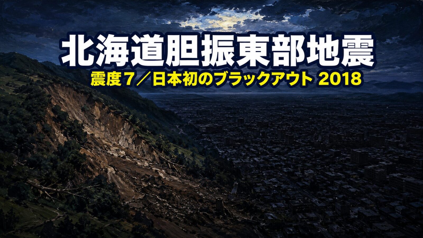 北海道胆振東部地震（ブラックアウト）2018の被害