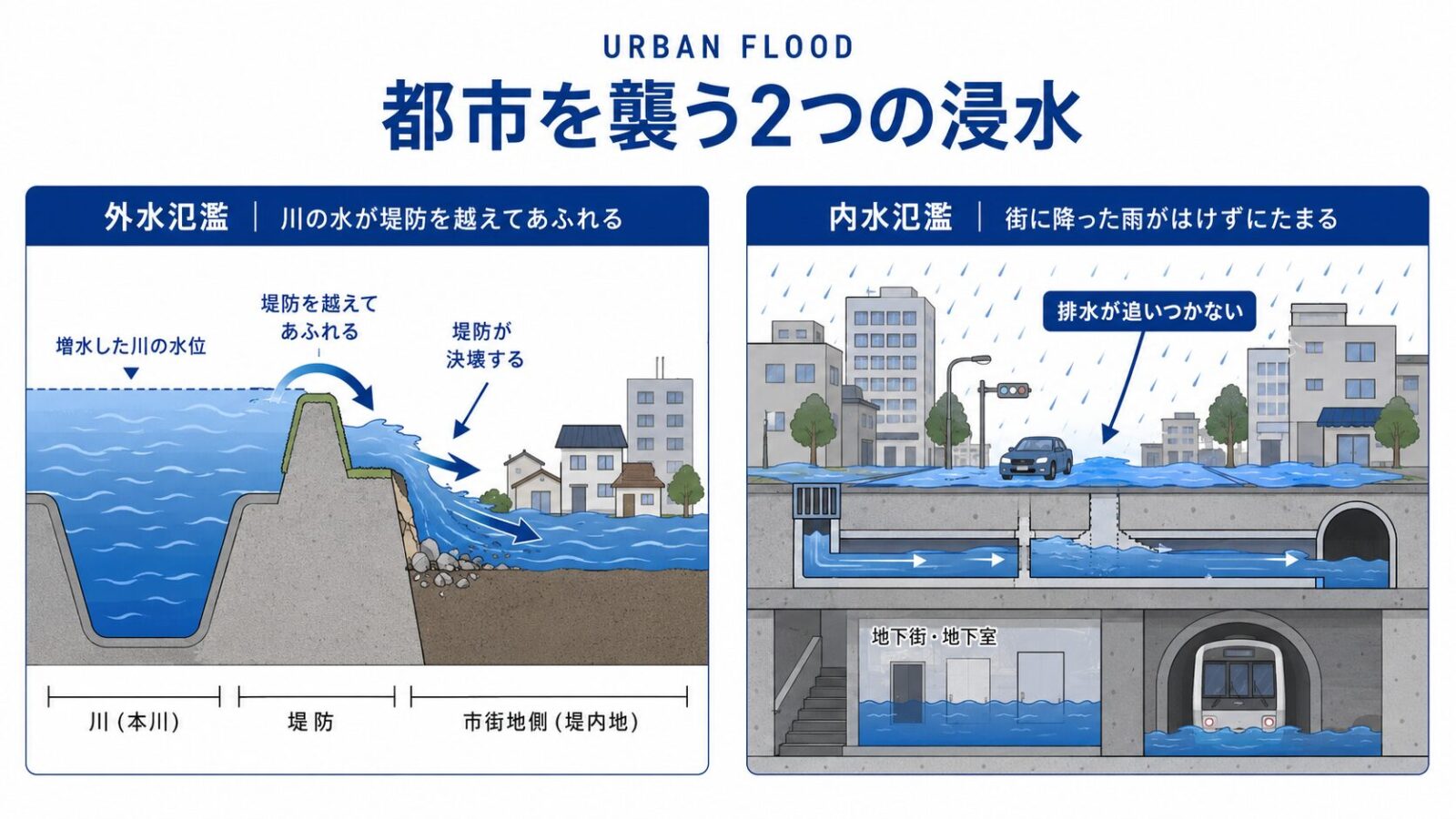 令和元年台風19号の特徴は「都市型水害」だった
